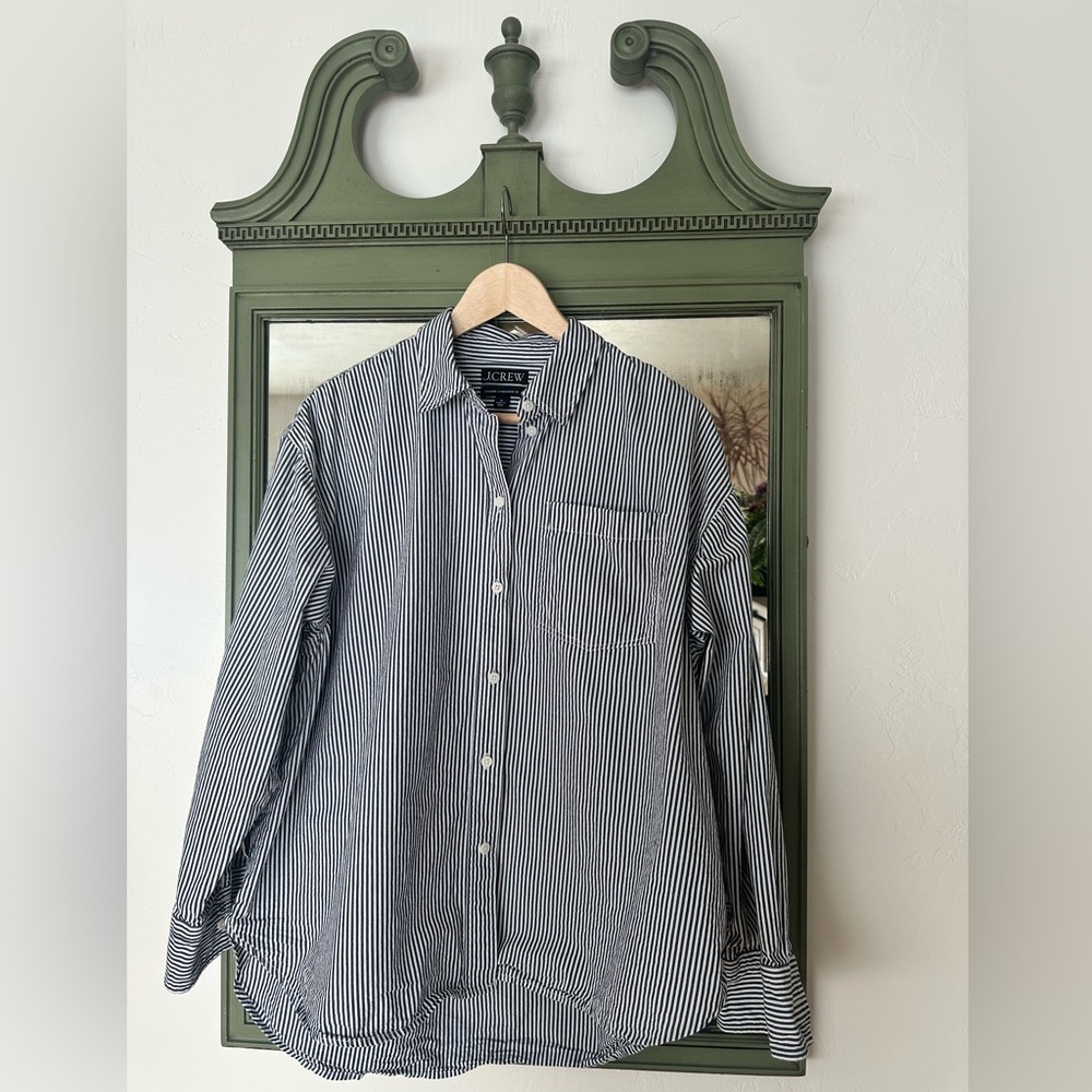 J.Crew Etienne Shirt / Button-Down Blouse / Sz M / Classic